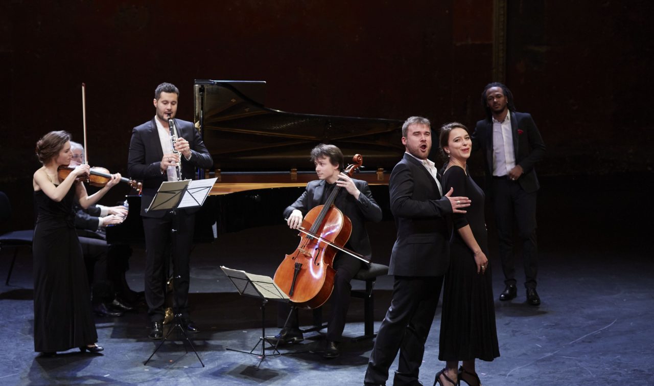 Révélations Classiques de l'Adami Anna Göckel, Josquin Otal, Amaury Viduvier, Yan Levionnois, Ambroisine Bré, Fabien Hyon et Anas Seguin © Florent Drillon